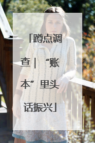 蹲点调查｜“账本”里头话振兴