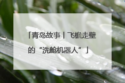 青岛故事丨飞檐走壁的“洗舱机器人”