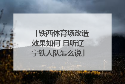 铁西体育场改造效果如何 且听辽宁铁人队怎么说