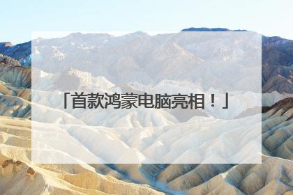 首款鸿蒙电脑亮相！