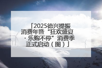 2025德兴提振消费年暨“狂欢盛夏・乐购不停”消费季正式启动（图）