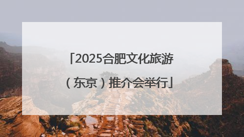 2025合肥文化旅游（东京）推介会举行