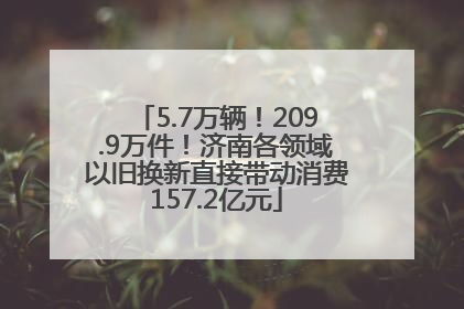 5.7万辆！209.9万件！济南各领域以旧换新直接带动消费157.2亿元