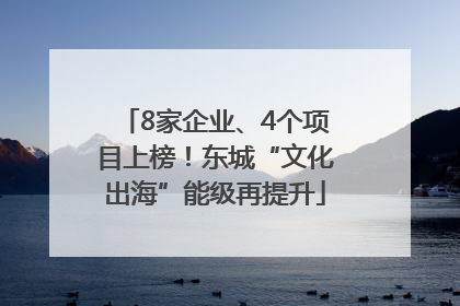 8家企业、4个项目上榜！东城“文化出海”能级再提升
